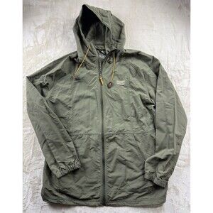 LL Bean Jacket Mens 2XL Tall Mountain Classic Anorak Windbreaker Full Zip Green